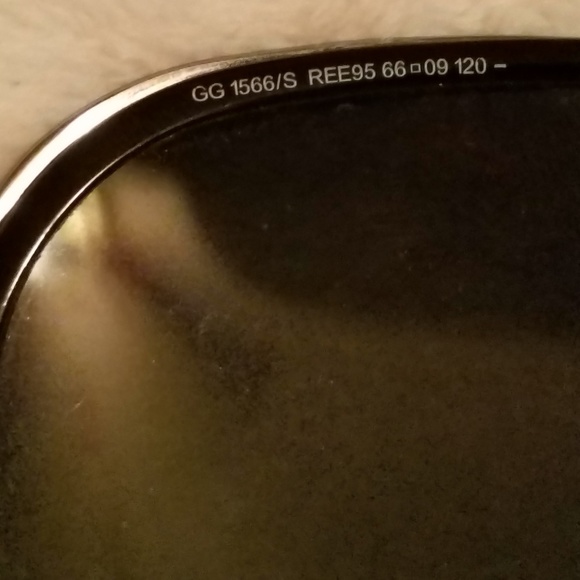 Gucci black & silver sunglasses - Picture 5 of 7